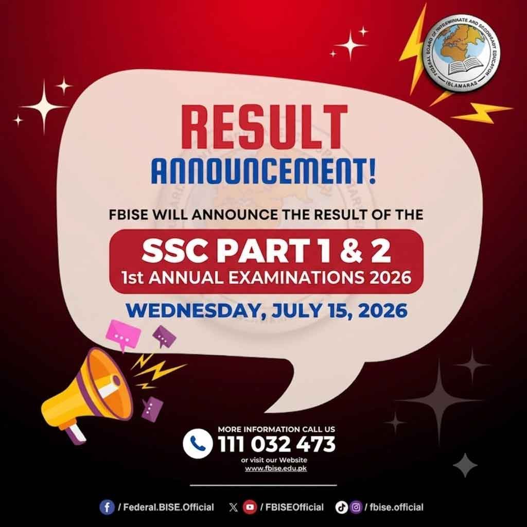 Www.fbise.edu.pk Result